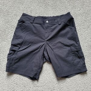 Duluth Trading Co. Dry on the Fly Cargo Shorts Black Womens Size 12